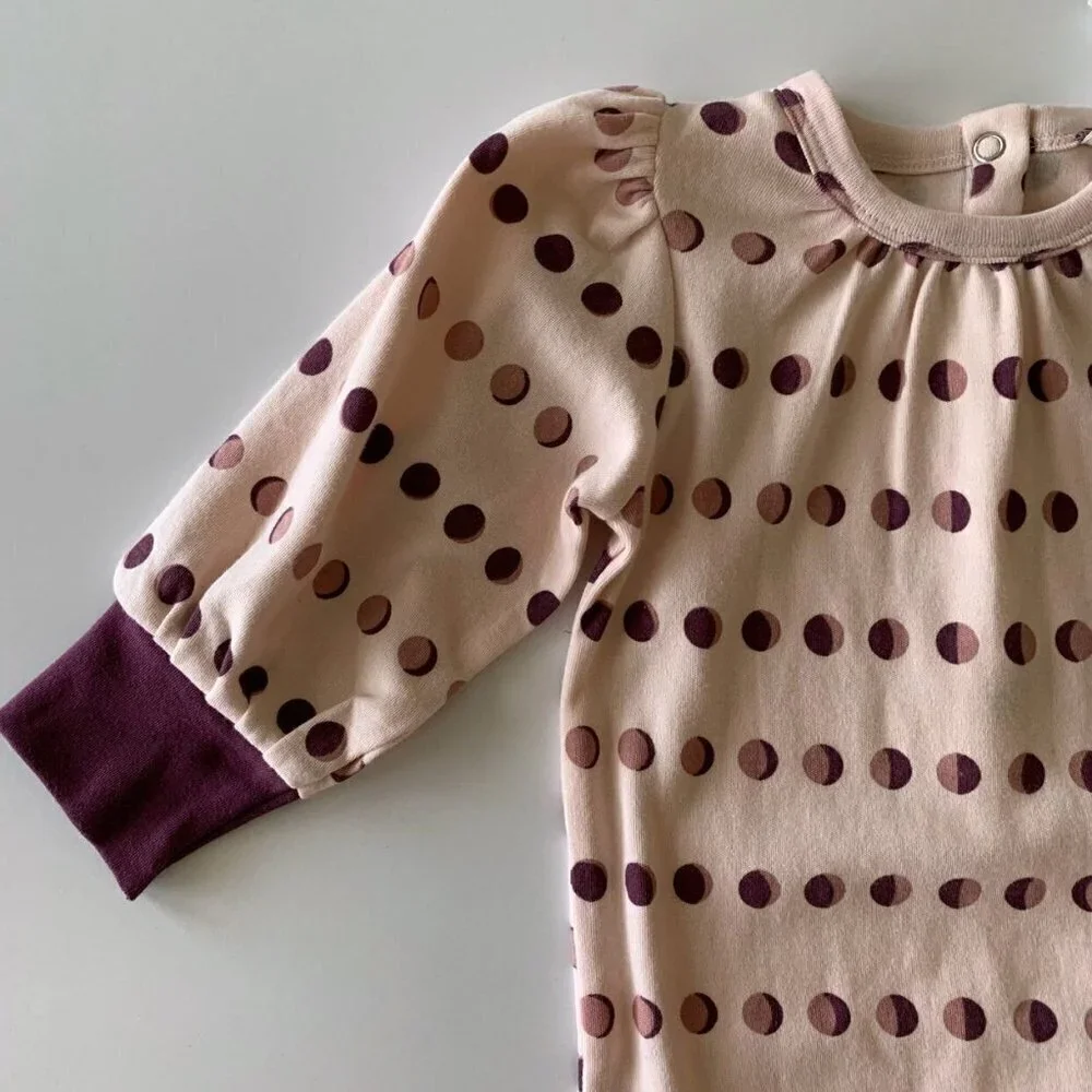 NWT Kate Quinn Baby Girl Moon Phases Bodysuit 12-18 Months